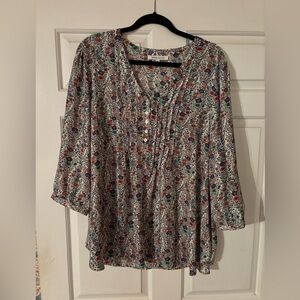 Rose & Olive Women's Blouse - Floral Print